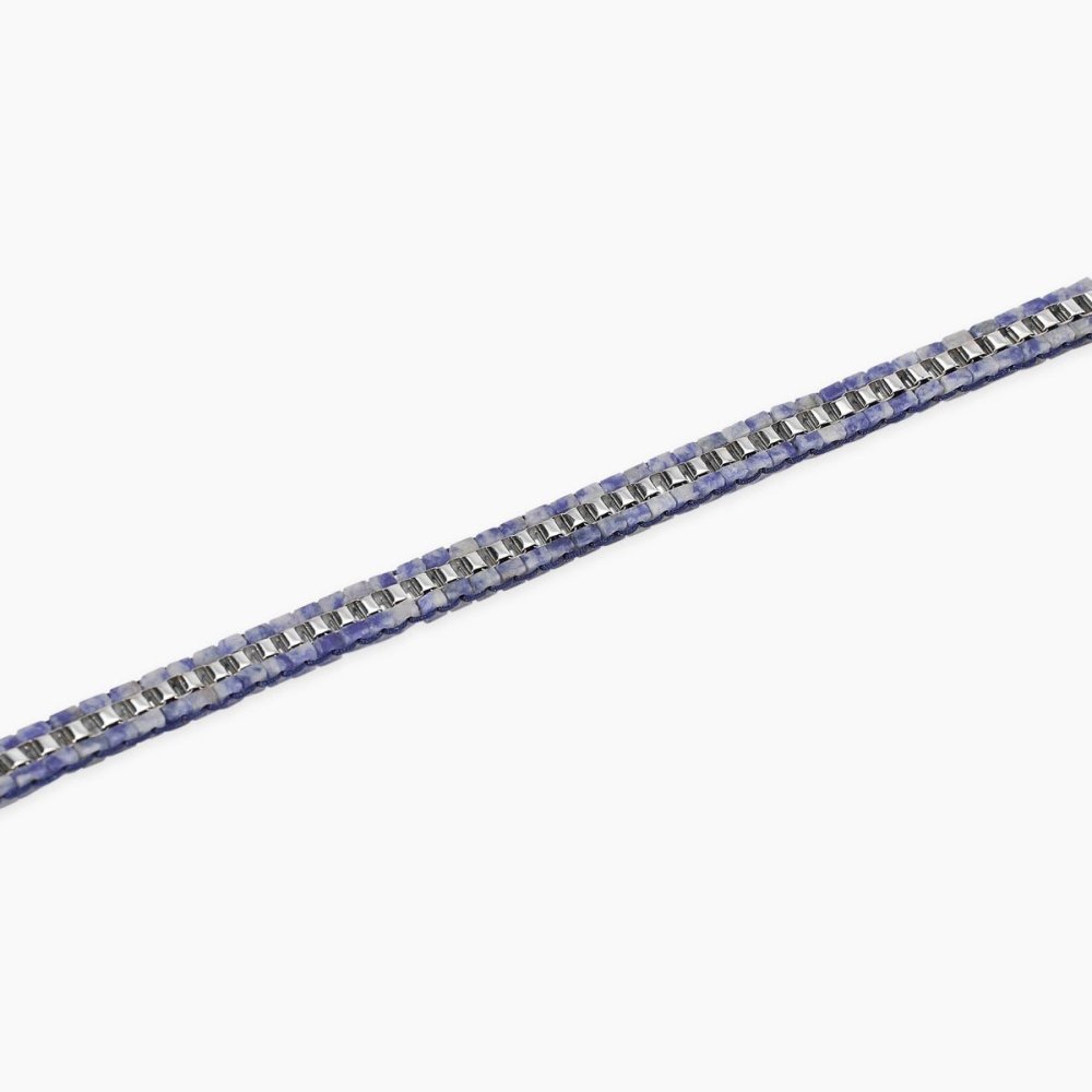 Kidult - Bracciale In Acciaio - Diaspro - Nylon