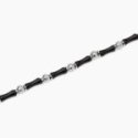 Kidult - Bracciale Ossidiana - Acciaio 316L