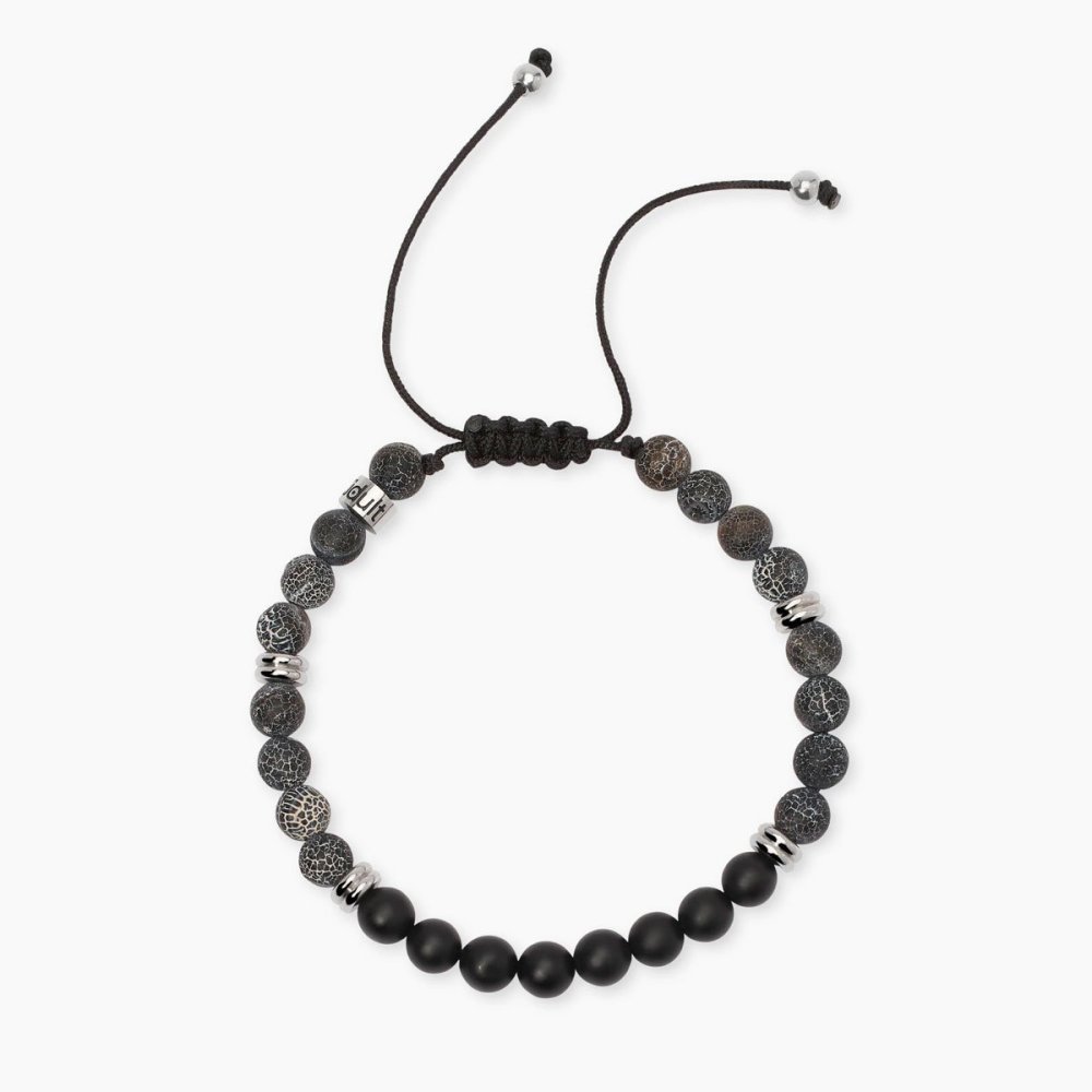 Kidult - Bracciale In Acciaio - Agata - Onice