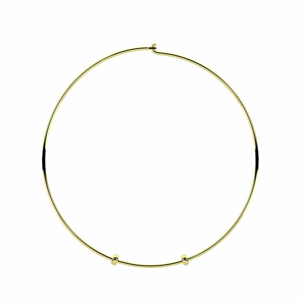 Kidult - Girocollo Rigido - Acciaio 316L - Pvd Giallo