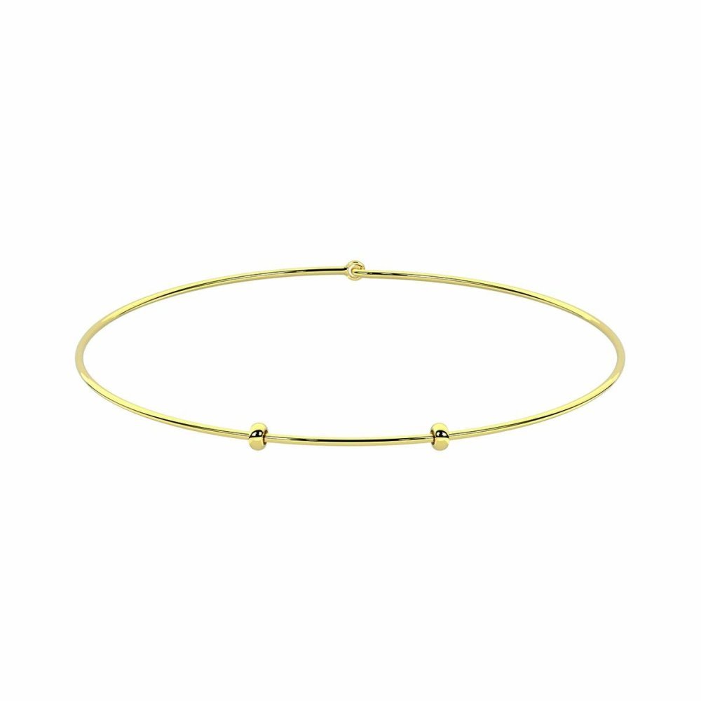 Kidult - Girocollo Rigido - Acciaio 316L - Pvd Giallo