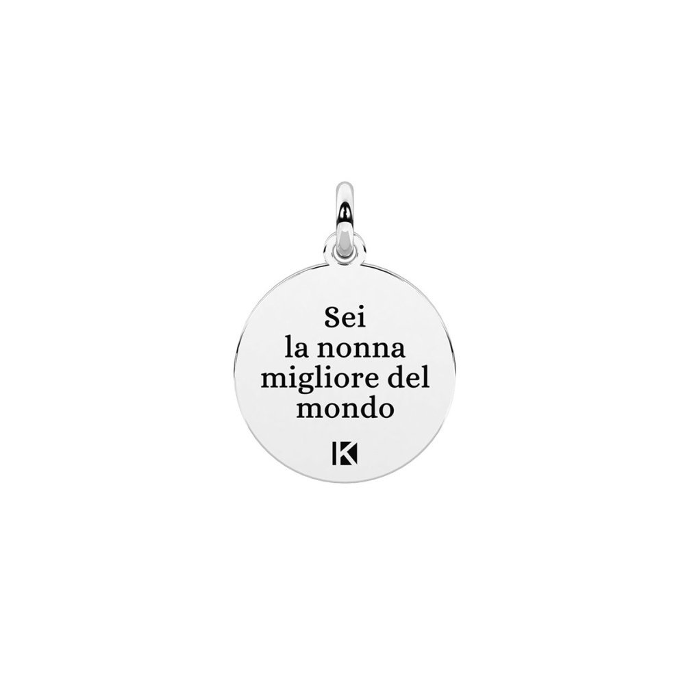 Kidult - Ciondolo In Acciaio - Cristalli
