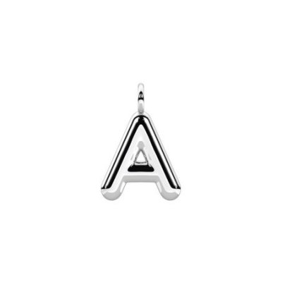 Kidult - Ciondolo Lettera A - Acciaio 316L