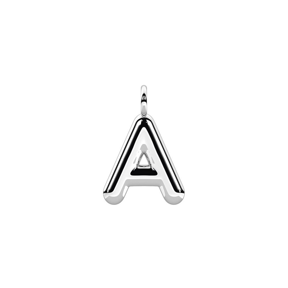 Kidult - Ciondolo Lettera A - Acciaio 316L