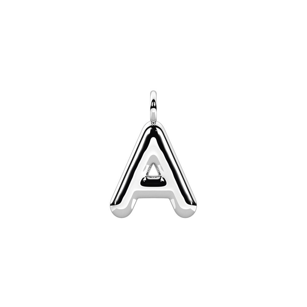 Kidult - Ciondolo Lettera A - Acciaio 316L