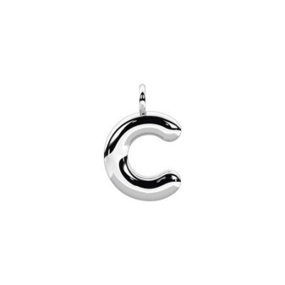 Kidult - Ciondolo Lettera 'C' - Acciaio 316L