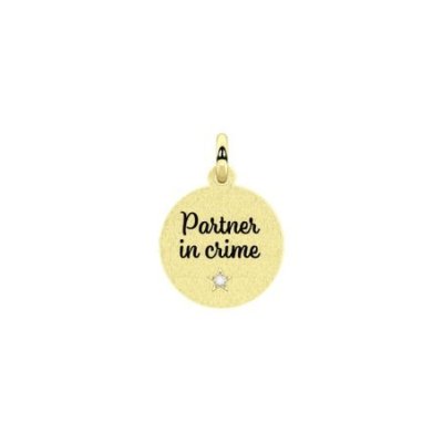 Kidult - Ciondolo Acciaio 316L - Pvd Giallo