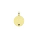 Kidult - Ciondolo Acciaio 316L - Pvd Giallo