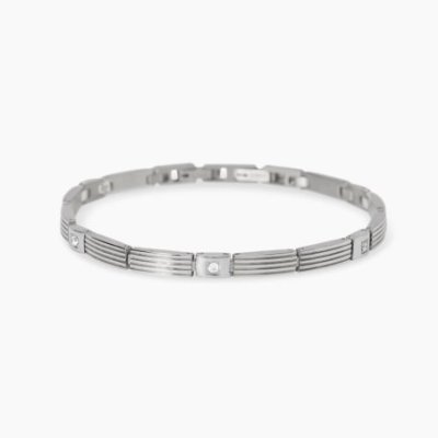 Kidult - Bracciale Cristalli - Acciaio 316L