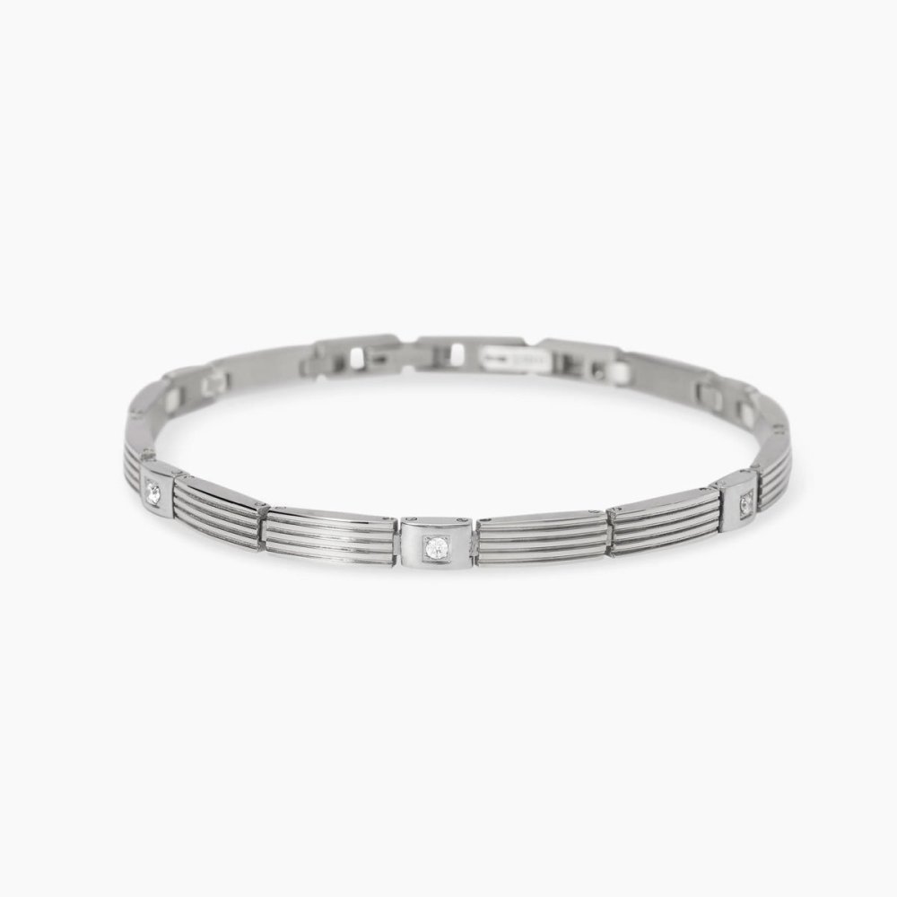 Kidult - Bracciale Cristalli - Acciaio 316L