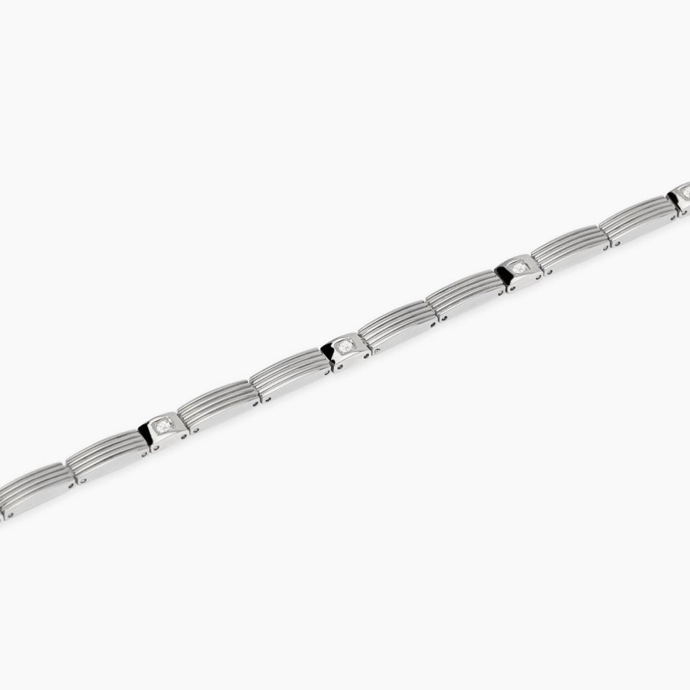 Kidult - Bracciale Cristalli - Acciaio 316L