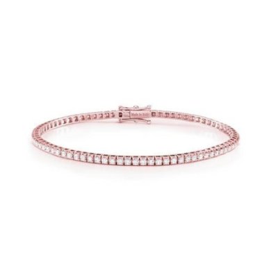 Damiani - Bracciale Tennis - Oro Rosa - Diamante