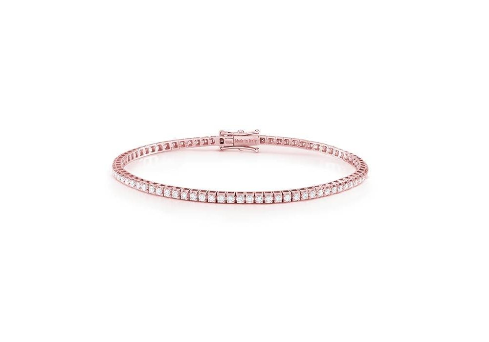 Damiani - Bracciale Tennis - Oro Rosa - Diamante