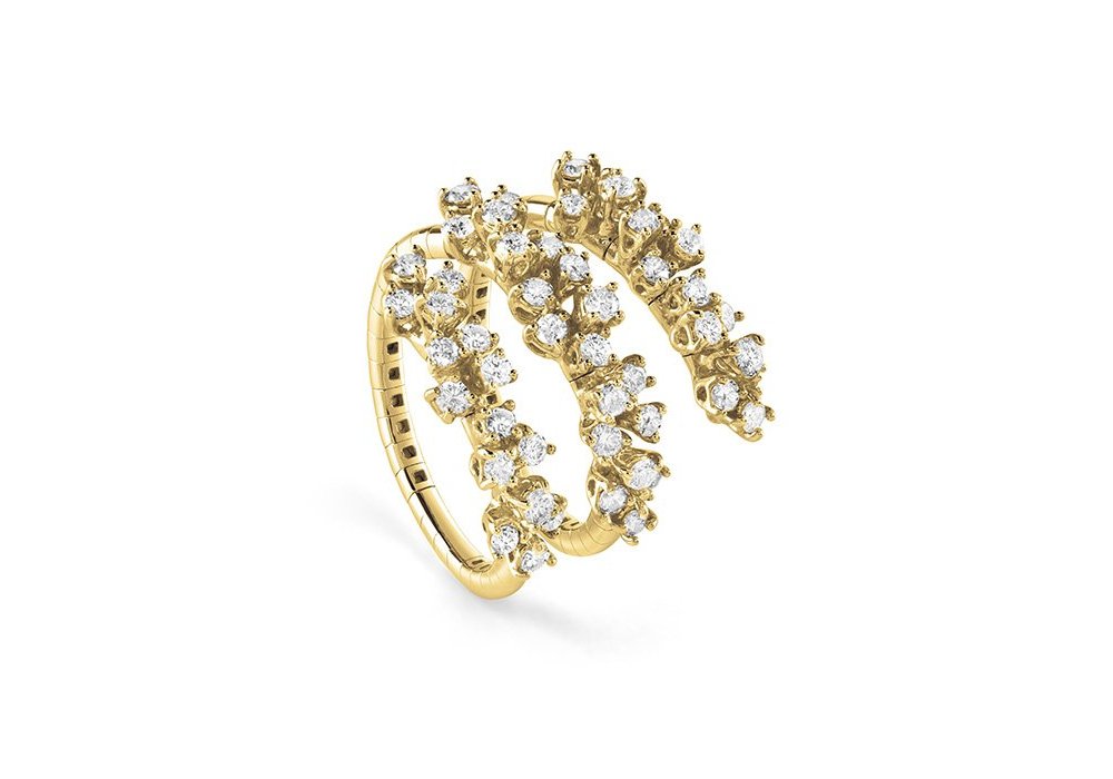 Damiani - Anello Mimosa Flexi - Oro Giallo - Diamante