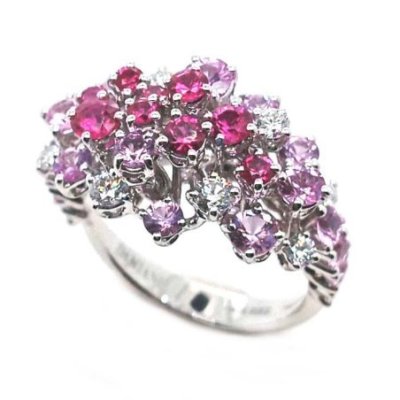 Damiani - Anello Mimosa - Oro Bianco - Diamanti