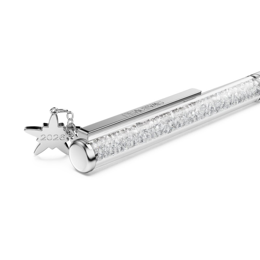 Swarovski - Penna A Sfera Crystalline - Cristalli - Bianco