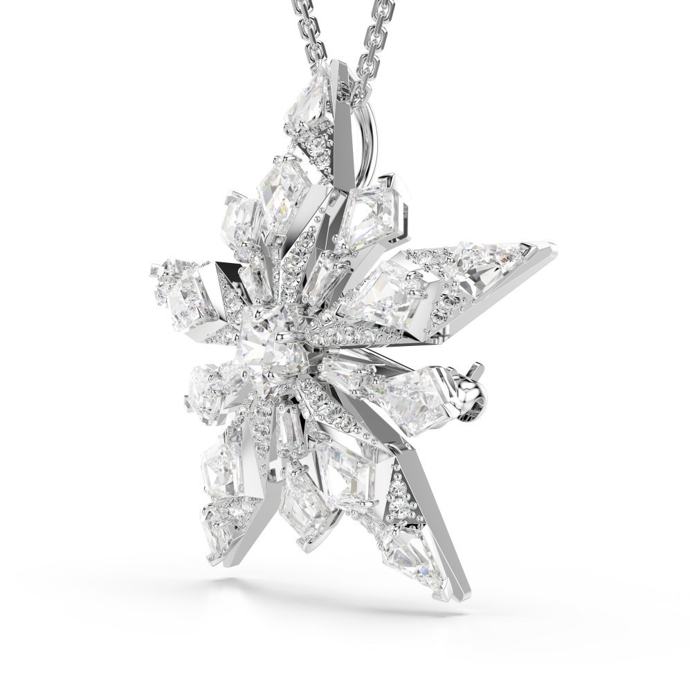 Swarovski - Pendente E Spilla Idyllia - Cristalli - Bianco Swarovski - Pendente E Spilla Idyllia - Cristalli - Bianco