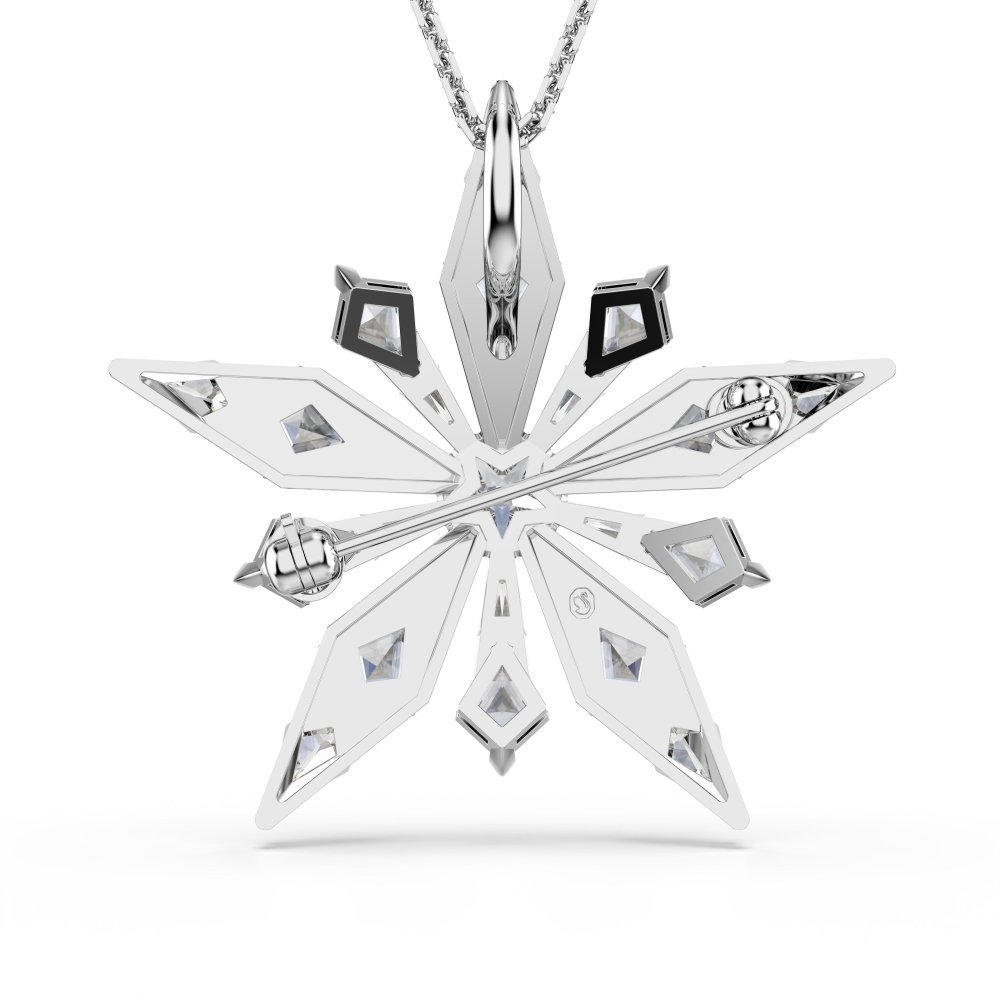 Swarovski - Pendente E Spilla Idyllia - Cristalli - Bianco Swarovski - Pendente E Spilla Idyllia - Cristalli - Bianco