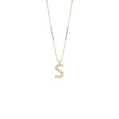Bliss - Collana In Oro Giallo - Diamante Rotondo