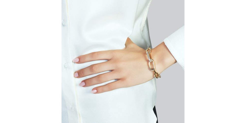 Unoaerre - Bracciale Con Maglia - Bronzo - Dorato