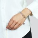 Unoaerre - Bracciale Bicolore - Bronzo - Zirconi