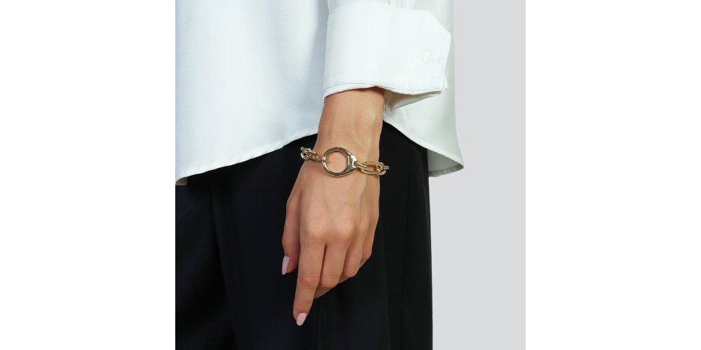 Unoaerre - Bracciale Dorato - Chiusura Maxi