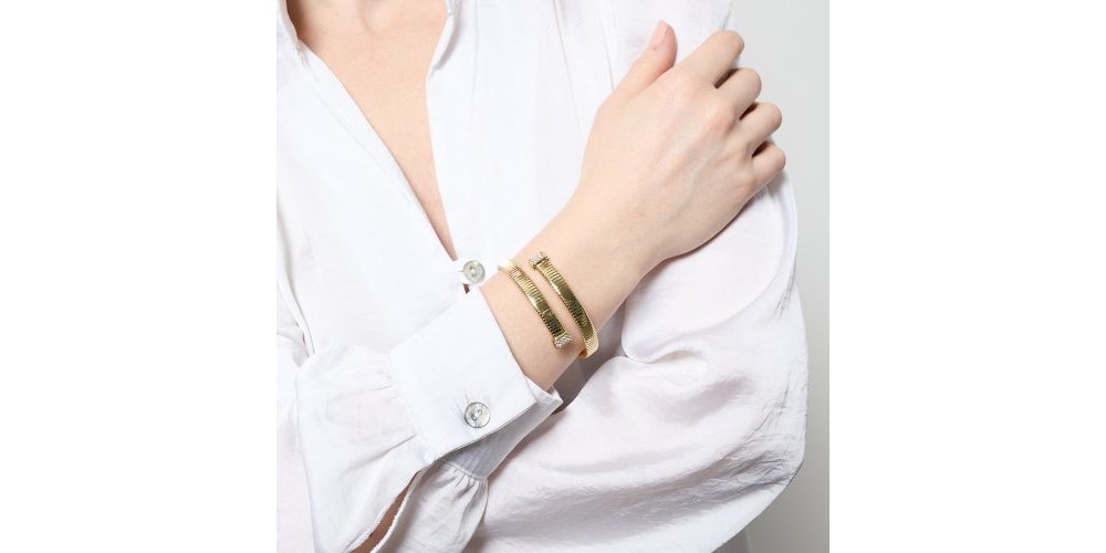 Unoaerre - Bracciale Tubogas - Bronzo - Dorato