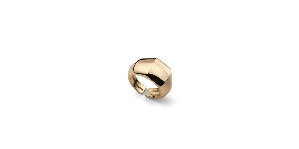 Unoaerre - Anello Geometrico - Dorato - Bronzo