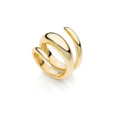 Unoaerre - Anello Dorato Bombato - Bronzo