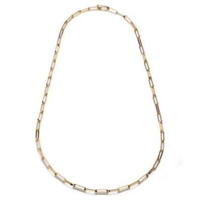 Unoaerre - Collana Lunga Paper Clip - Dorato