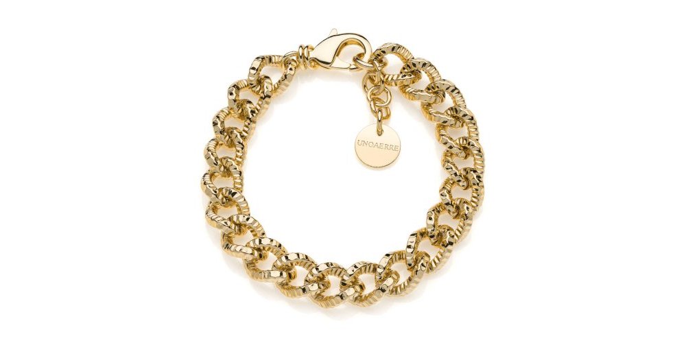 Unoaerre - Bracciale Groumette - Bronzo - Dorato