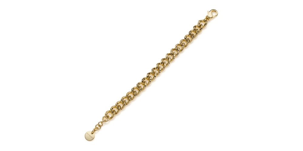 Unoaerre - Bracciale Groumette - Bronzo - Dorato