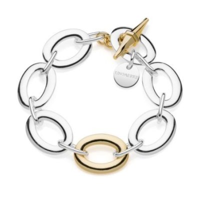 Unoaerre - Bracciale Bicolore Infinity - Bronzo