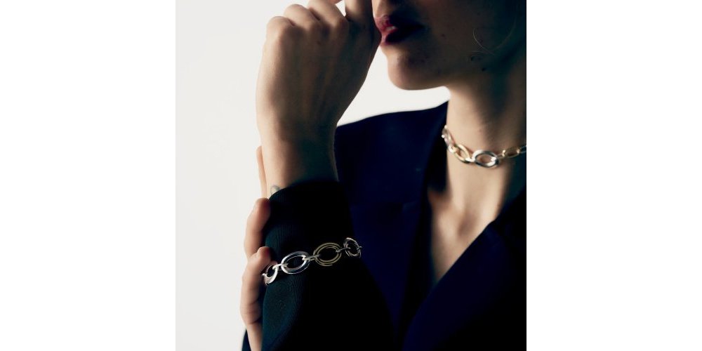 Unoaerre - Bracciale Bicolore Infinity - Bronzo