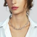 Unoaerre - Collana Bicolore - Bronzo - Zirconi Unoaerre - Collana Bicolore - Bronzo - Zirconi