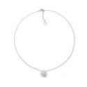 Unoaerre - Collana In Argento - Fiore Zirconi Unoaerre - Collana In Argento - Fiore Zirconi