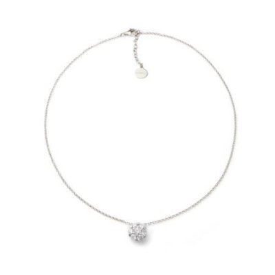 Unoaerre - Collana In Argento - Fiore Zirconi