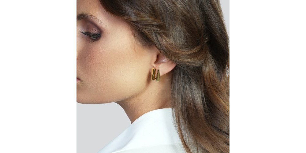 Unoaerre - Orecchini Mini Dorati - Bronzo - Dorato