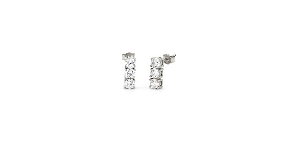 Unoaerre - Orecchini Trilogy - Argento - Zirconia Unoaerre - Orecchini Trilogy - Argento - Zirconia