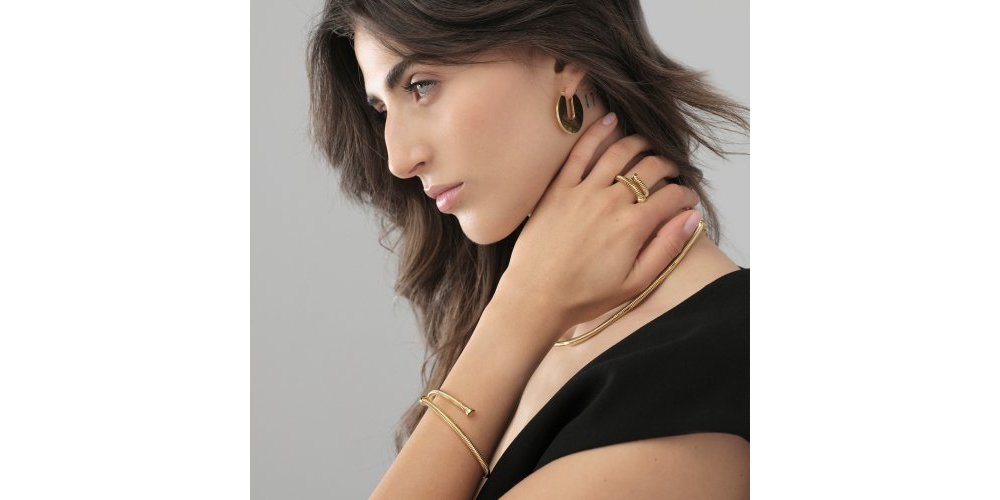 Unoaerre - Anello Chiodo Dorato - Bronzo - Dorato Unoaerre - Anello Chiodo Dorato - Bronzo - Dorato
