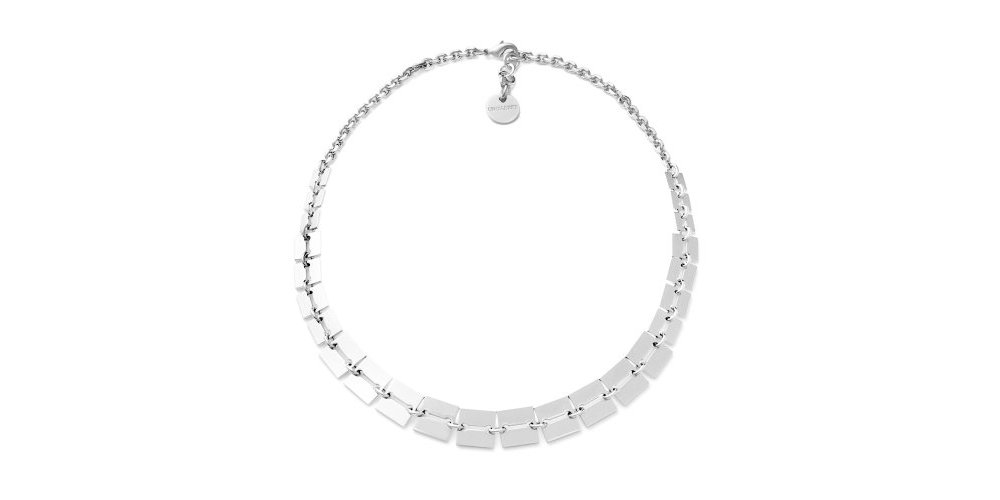 Unoaerre - Collana Lux - Maglie Quadrate - Argento Unoaerre - Collana Lux - Maglie Quadrate - Argento