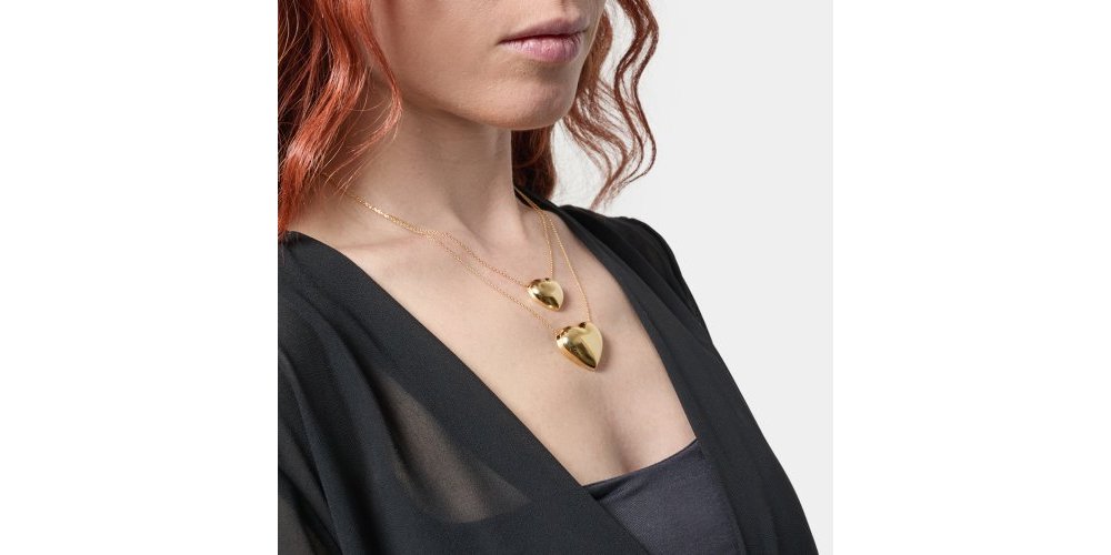 Unoaerre - Collana Cuore - Argento Dorato Unoaerre - Collana Cuore - Argento Dorato