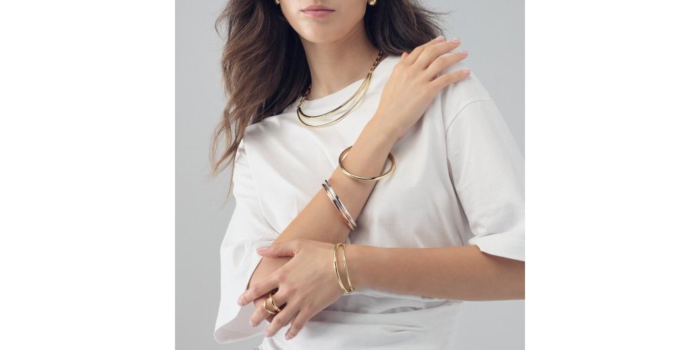 Unoaerre - Bracciale Dorato Line - Bronzo - Dorato
