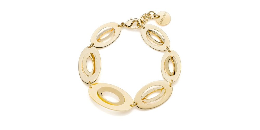Unoaerre - Bracciale Catena Ovale - Bronzo - Dorato