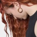 Unoaerre - Orecchini A Cerchio - Bronzo - Dorato