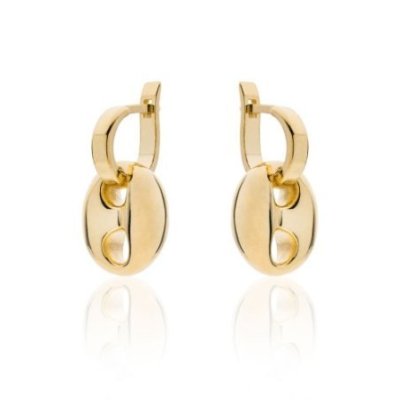 Unoaerre - Orecchini Maglia Marina - Argento Dorato