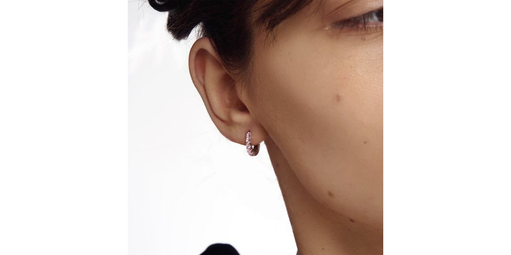 Unoaerre - Orecchini In Argento - Zirconia Rosa Unoaerre - Orecchini In Argento - Zirconia Rosa