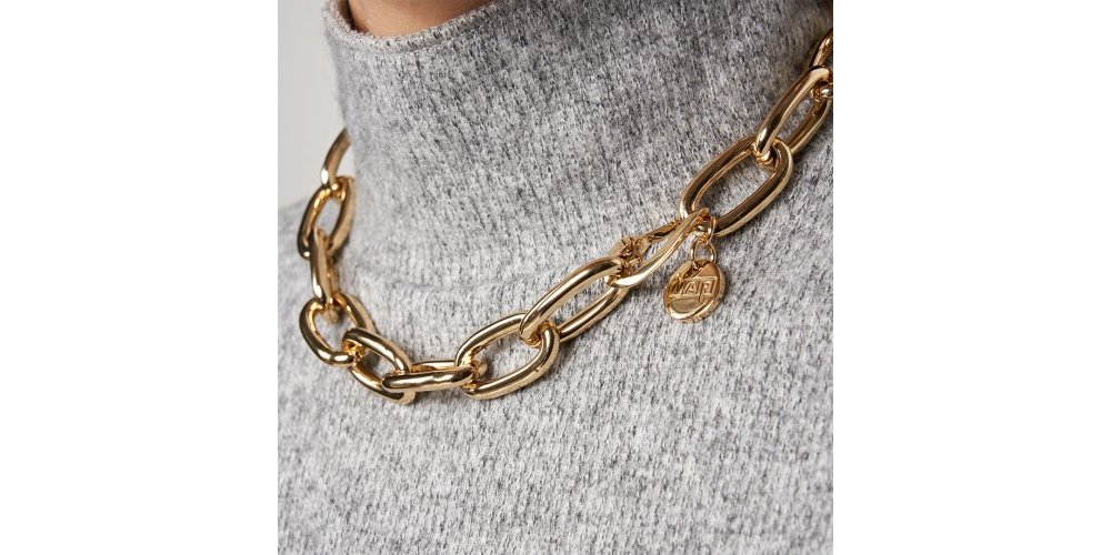 Unoaerre - Collana Catena Forzatina - Dorata Unoaerre - Collana Catena Forzatina - Dorata