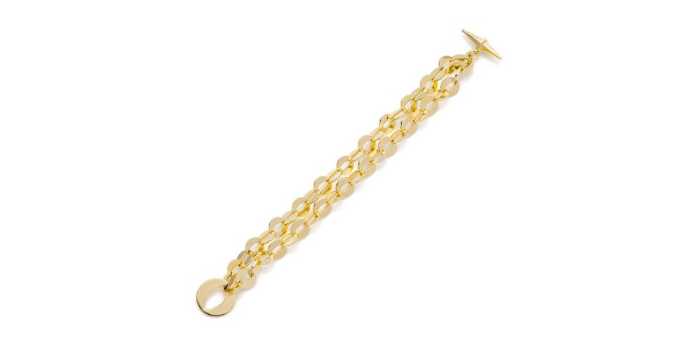 Unoaerre - Bracciale Due File - Bronzo - Dorato Unoaerre - Bracciale Due File - Bronzo - Dorato