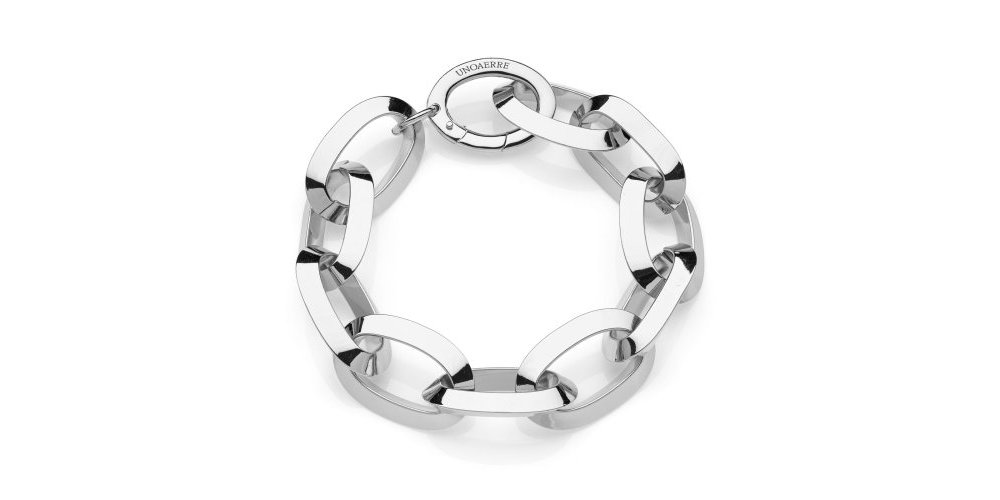 Unoaerre - Bracciale Maxi Maglie - Bronzo - Argento